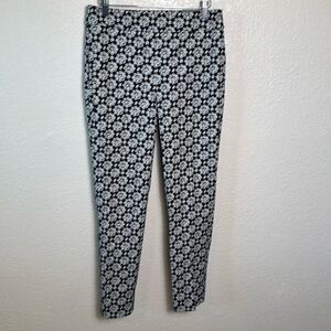 Talbots‎ Women's Size 4 Chatham Ankle Pants Black & White at Waist Slimming NWT